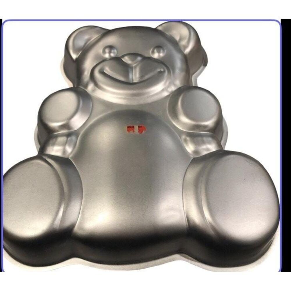 Teddy Bear Shaped Cake Pan 1982 Wilton 502 3754 Vintage NEW